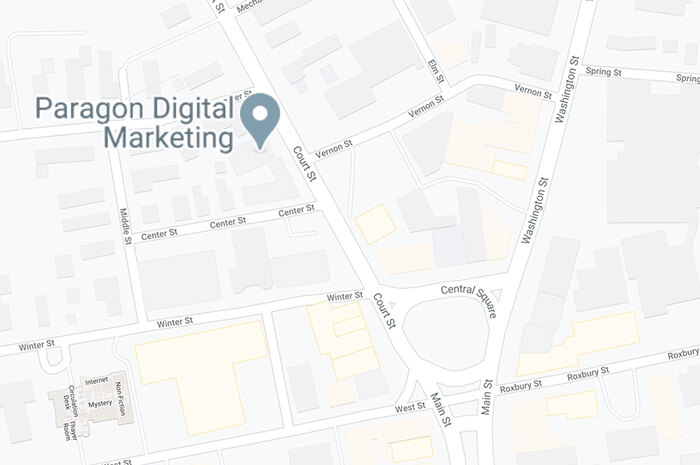 Map to Paragon Digital Marketing in Keene NH